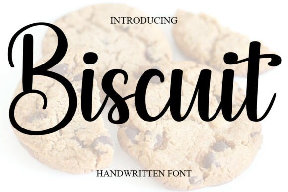 做浪漫手写缺字体？「Biscuit」就是你要找的