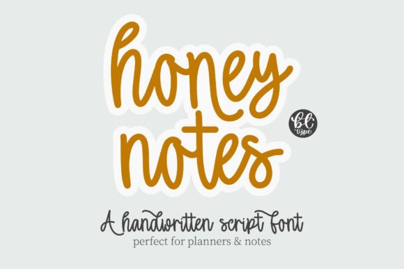 Honey Notes 字体下载 | 品牌字标体