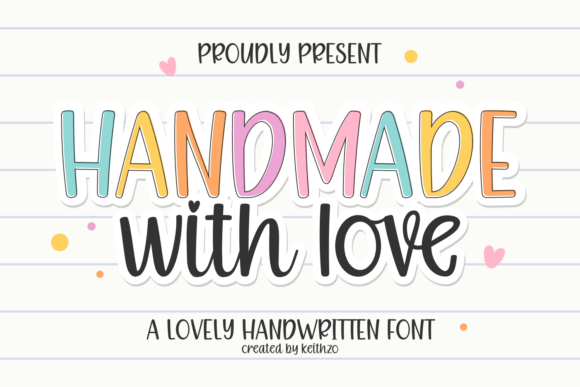 做设计缺字体？Handmade with Love