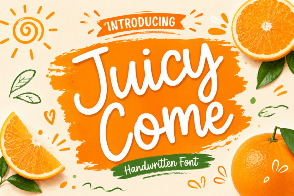为什么「Juicy Come」在手写体类字体里值得关注