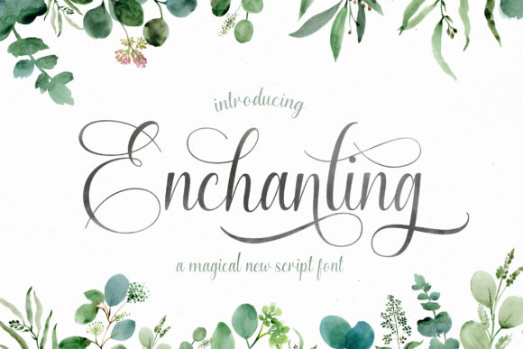Enchanting Script 字体下载 | 华丽卷曲手写体