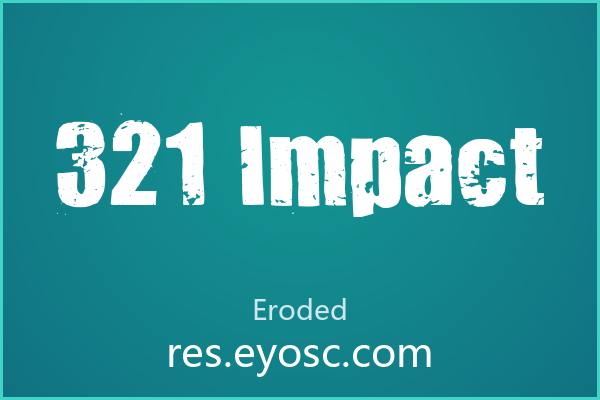 做电商Banner缺字体？「321 Impact」就是你要找的