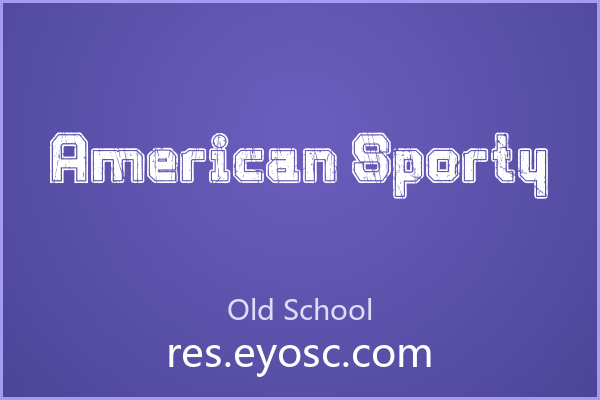 婚礼纸品上试了American Sporty，成了