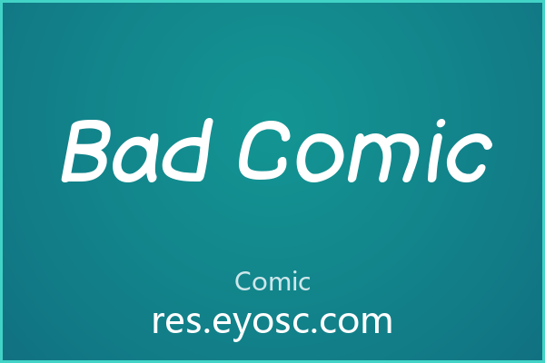 Bad Comic：用记号笔画出设计的呼吸感