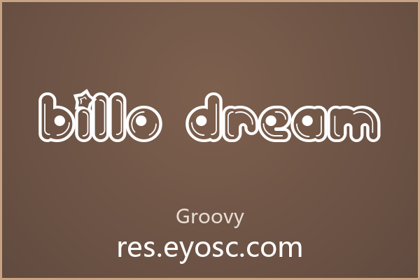 Billo Dream 字体下载 | 充气立体星芒装饰圆体