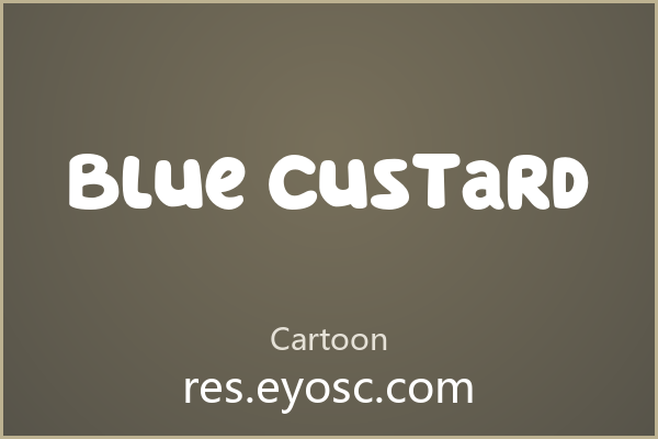 Blue Custard：不只是字形，是设计语言