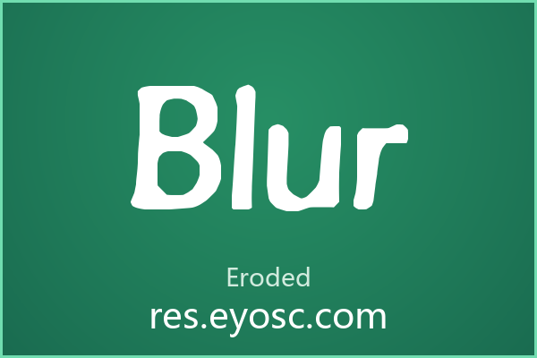 包装标题新选：「Blur」的复古手写魅力