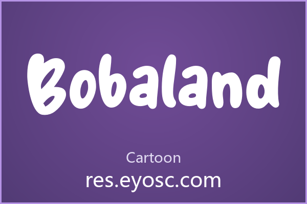 「Bobaland」——字体不只是字形，是设计语言