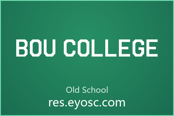 Bou College字体下载 | 直角构筑品牌字标