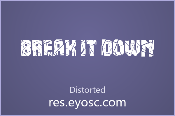 用 Break It Down 做标题，裂纹就是提案王牌