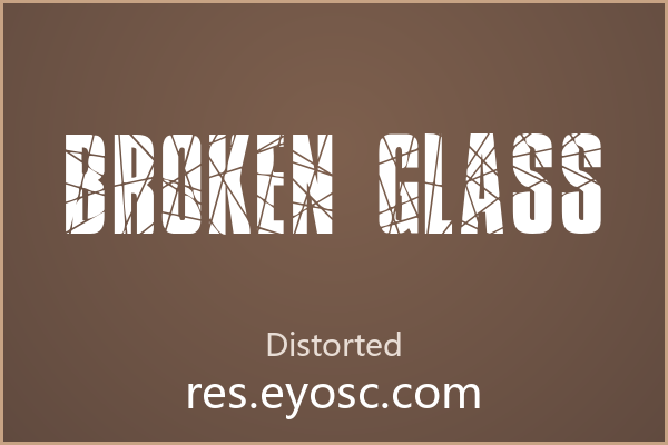 电商Banner上Broken Glass割开视觉焦点