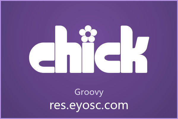 「Chick」：小花点缀的粗圆体