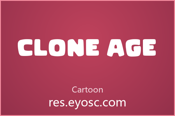 「Clone Age」——字体不只是字形是设计语言
