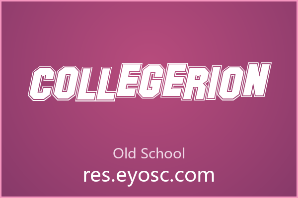 Collegerion：双层边框的硬朗校园宣言