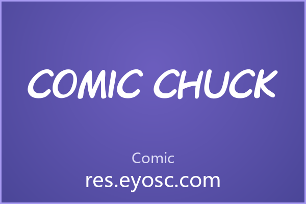 为什么「Comic Chuck」在Comic类字体里值得关注