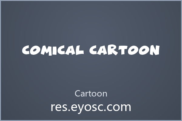 做手帐贴纸缺字体？「Comical Cartoon」就是你要找的