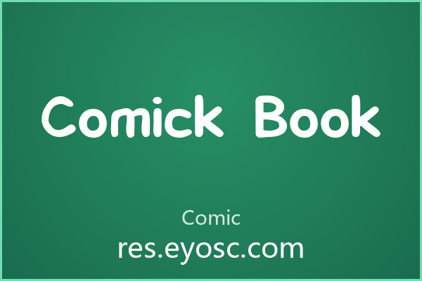 Comick Book：每个字母都带了颗糖