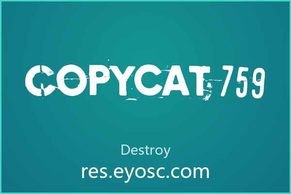 电商Banner上那排裂痕来自Copycat 759