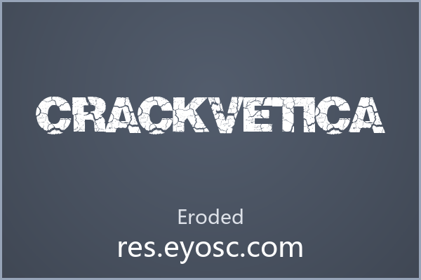 「Crackvetica」——字体不只是字形，是设计语言