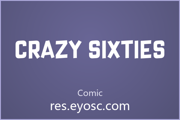 Crazy Sixties 下载 | 块状拼接硬朗装饰体