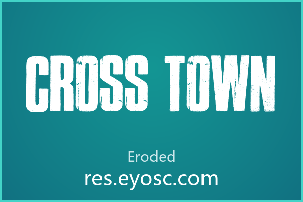 怎样用 Cross Town 做出有质感的包装标题？