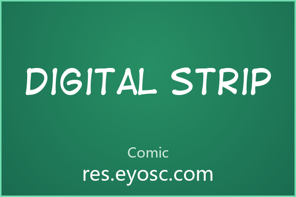 做卡通设计缺字体？「Digital Strip」就是你要找的