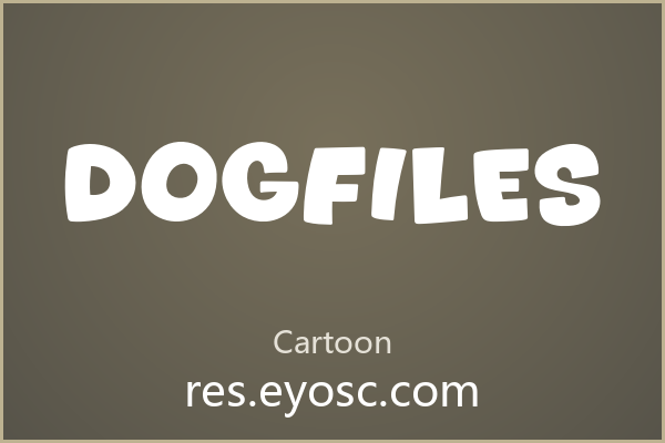 Dogfiles：手绘抖动的快乐字母