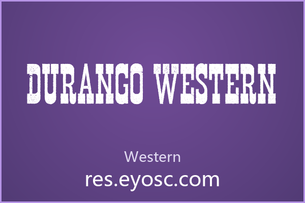 Durango Western——复古排版的设计语言