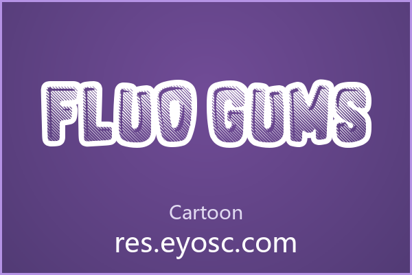 「Fluo Gums」——字体不只是字形，是设计语言