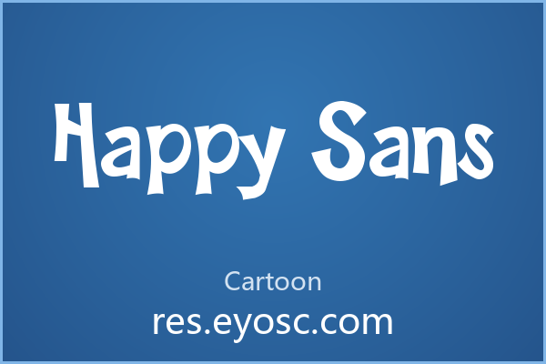 Happy Sans：不只字形，更是设计语言