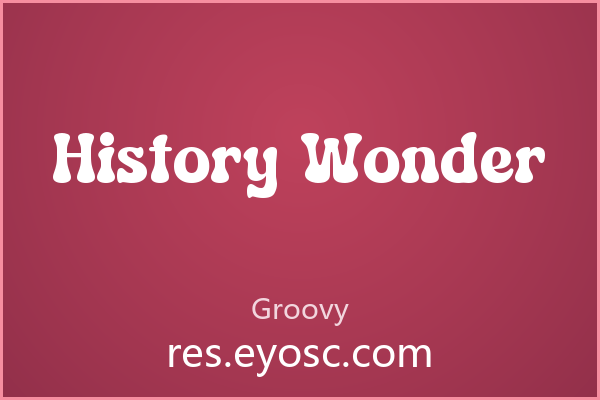 做设计缺字体？「History Wonder」就是你要找的