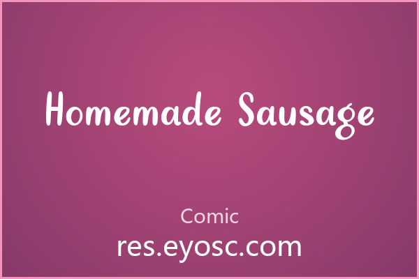 做菜单设计缺字体？Homemade Sausage