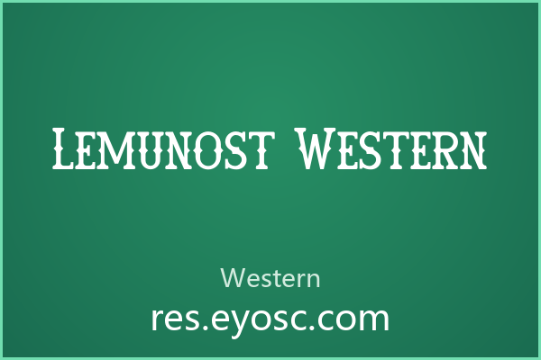 LemunostWestern评测：手帐贴纸OK？