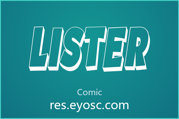 做复古标题设计缺字体？「Lister」就是你要找的