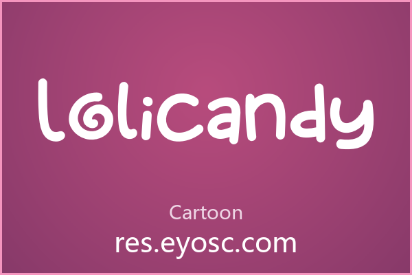 做手写体缺字体？「Lolicandy」就是你要找的