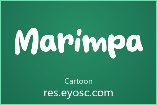 为什么卡通字体Marimpa值得关注