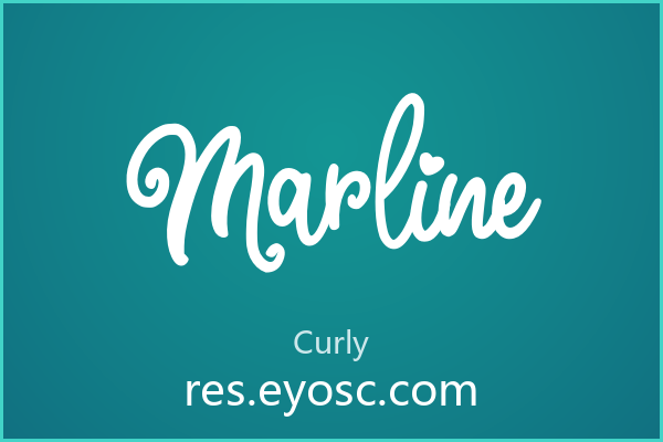 设计师字体库清单 | Marline 值得收藏吗？