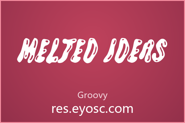 Melted Ideas：融化的字母，流动的创意