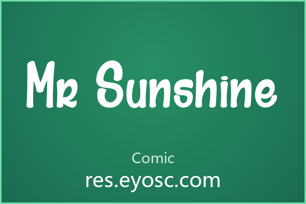 「Mr Sunshine」——字体不只是字形，是设计语言