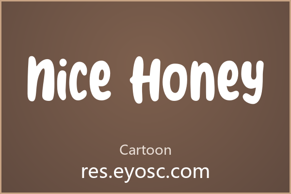 Nice Honey——字体不只是字形，是设计语言