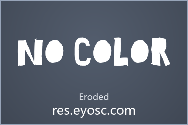 歪斜不是失误，No Color的刻意平衡