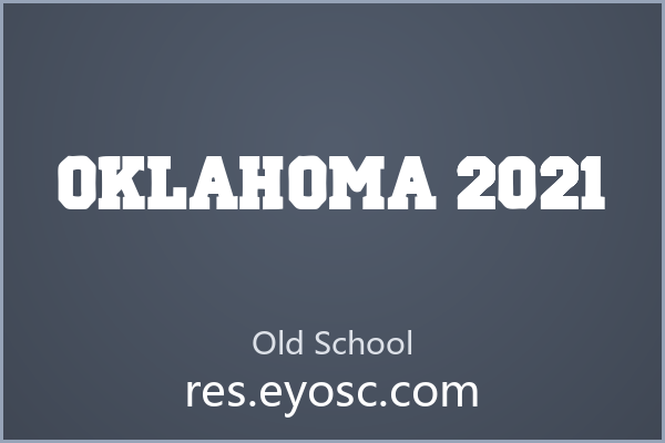 Oklahoma 2021 末端小凸起的设计让海报标题更有质感