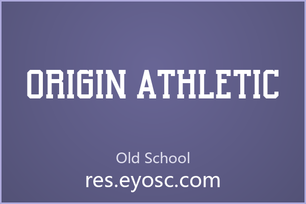 直角切割的工业块面 Origin Athletic