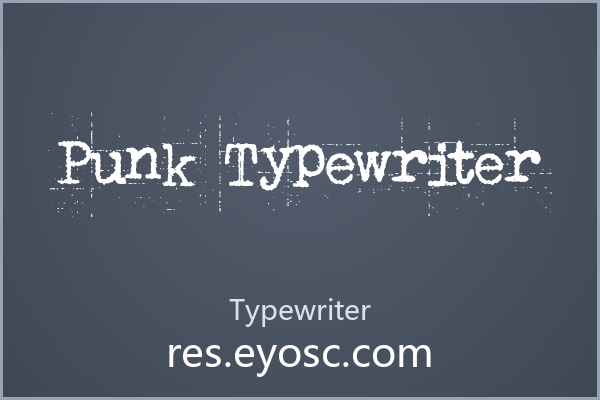 换个口味？聊聊「Punk Typewriter」的潮流海报细节