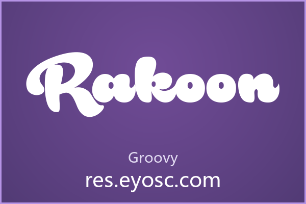 Rakoon 字体下载 | 圆点Groovy体