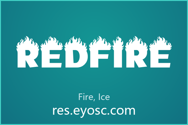 Redfire，字母化身燃烧的火焰