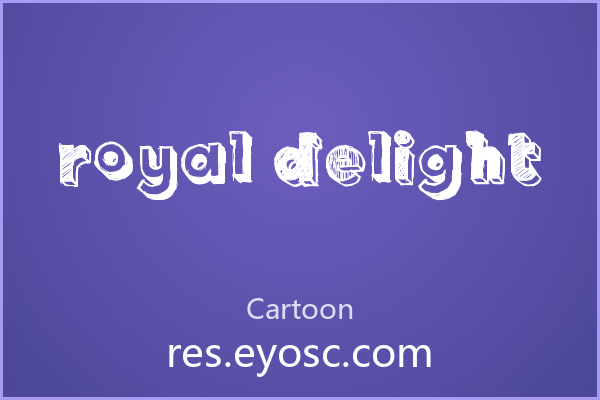 Royal Delight 字体下载 | 俏皮复古的装饰手写体