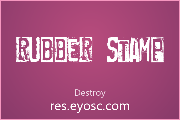 拿Rubber Stamp盖手帐，斑驳太对味