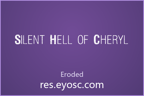 Silent Hell of Cheryl 让包装主视觉多了层涂鸦野性