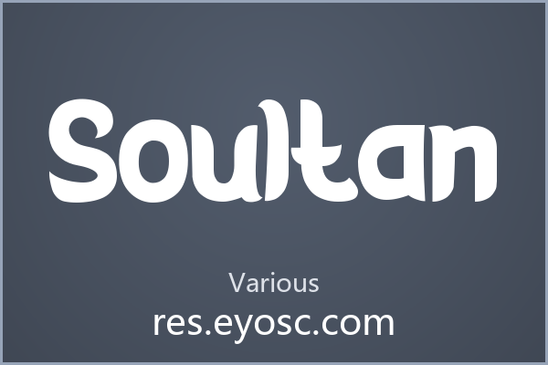 手帐贴纸版面上一眼认出 Soultan